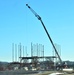 Steel framing underway on $28 million-plus transient training barracks project at Fort McCoy