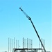 Steel framing underway on $28 million-plus transient training barracks project at Fort McCoy