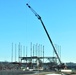Steel framing underway on $28 million-plus transient training barracks project at Fort McCoy