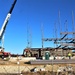 Steel framing underway on $28 million-plus transient training barracks project at Fort McCoy
