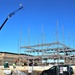 Steel framing underway on $28 million-plus transient training barracks project at Fort McCoy