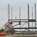 Steel framing underway on $28 million-plus transient training barracks project at Fort McCoy