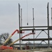 Steel framing underway on $28 million-plus transient training barracks project at Fort McCoy