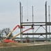 Steel framing underway on $28 million-plus transient training barracks project at Fort McCoy