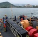 U.S. Coast Guard Cutter Harriet Lane moors in Samoa