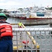 U.S. Coast Guard Cutter Harriet Lane moors in Samoa