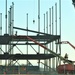 Steel framing underway on $28 million-plus transient training barracks project at Fort McCoy