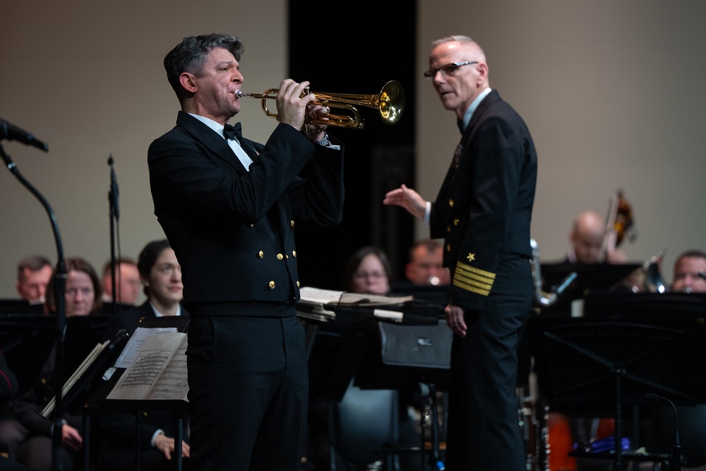United States Navy Band performs at Westlake Community Performing Arts Center