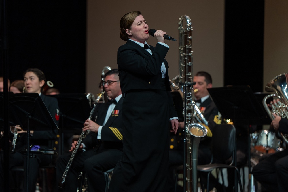 United States Navy Band performs at Westlake Community Performing Arts Center