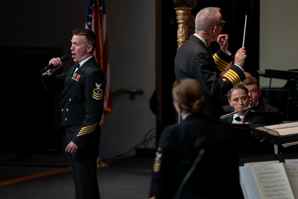 United States Navy Band performs at Westlake Community Performing Arts Center