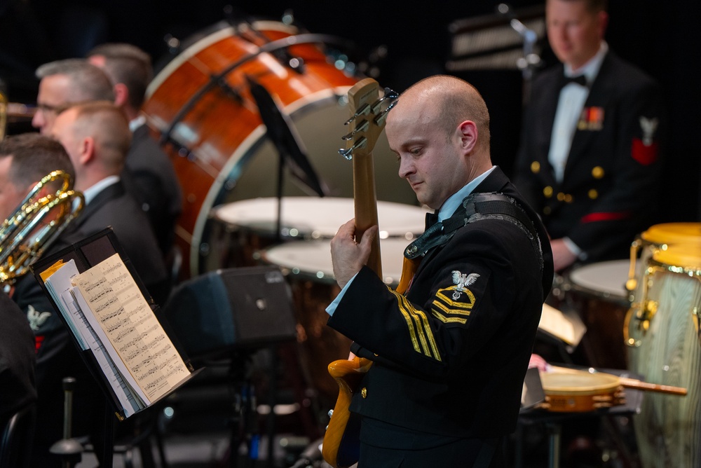 United States Navy Band performs at Westlake Community Performing Arts Center
