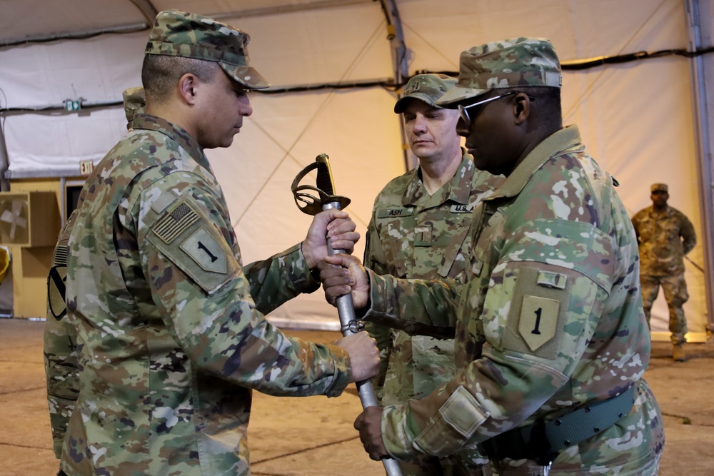 1CAB Command Chief Warrant Officer Change of Responsibility