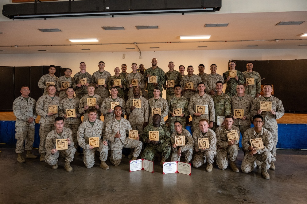 USAF members participate in USMC Corporals Course