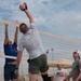 Airmen participate in volleyball
