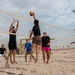 Airmen participate in volleyball