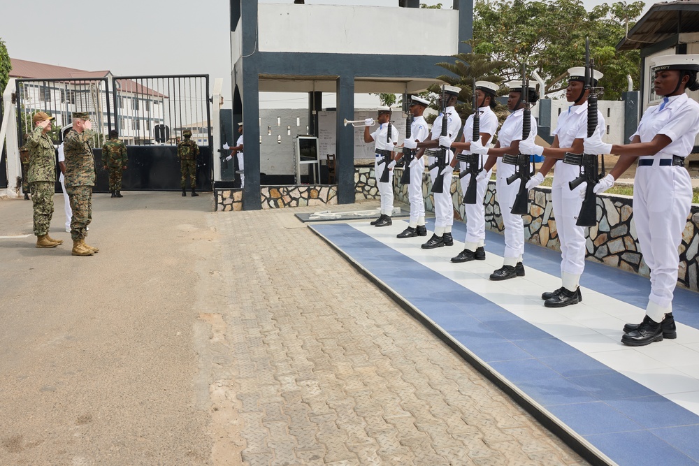 U.S. Marine Corps Maj. Gen. Sofge visits TEMA Naval Base