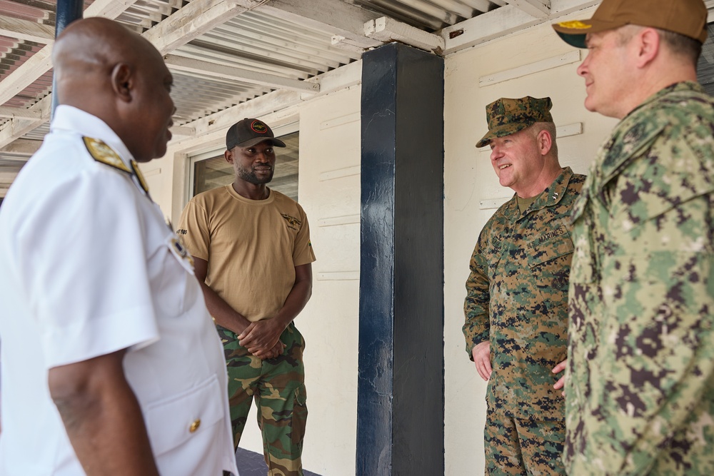 U.S. Marine Corps Maj. Gen. Sofge visits TEMA Naval Base