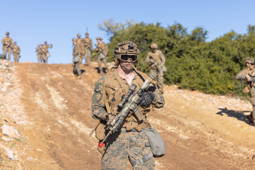 26th MEU Marines Conduct Exercise Odyssey Encore Alongside Hellenic Marines