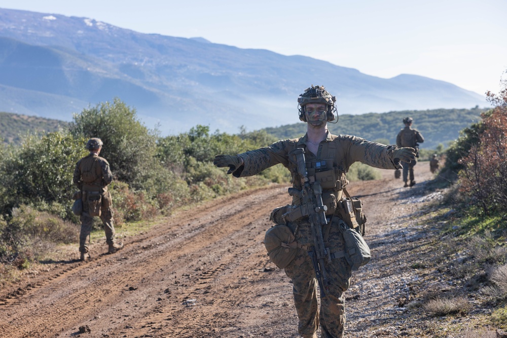 26th MEU Marines Conduct Exercise Odyssey Encore Alongside Hellenic Marines