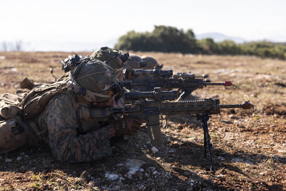 26th MEU Marines Conduct Exercise Odyssey Encore Alongside Hellenic Marines