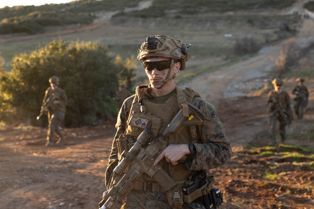 26th MEU Marines Conduct Exercise Odyssey Encore Alongside Hellenic Marines