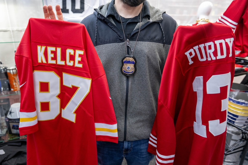 IPR Center seizes over $28M in counterfeit sports merchandise ahead of Super Bowl LVIII