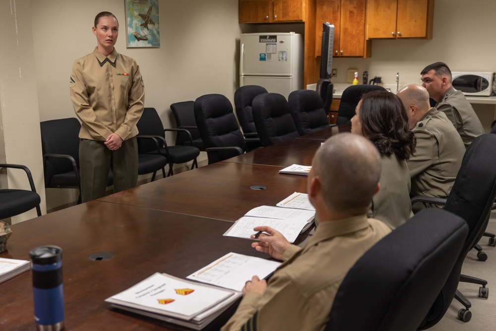 Swamp Foxes hold Meritorious Corporal Promotion Board