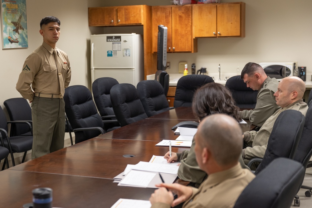 Swamp Foxes hold Meritorious Corporal Promotion Board