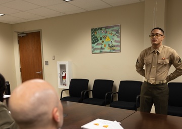 Swamp Foxes hold Meritorious Corporal Promotion Board
