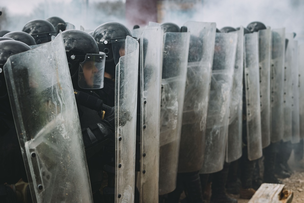 Albanian Soldiers Conduct CRC Training at JMRC