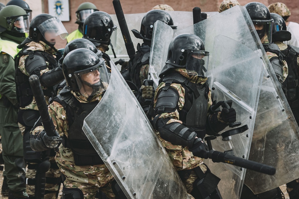 Albanian Soldiers Conduct CRC Training at JMRC