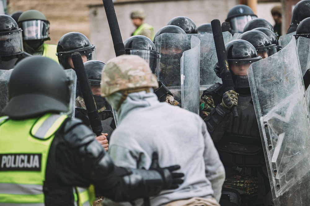 Albanian Soldiers Conduct CRC Training at JMRC