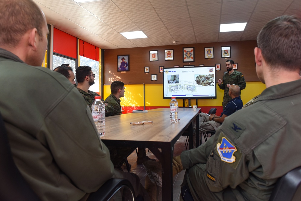 39th ABW leadership tour Spanish Patriot Unit at Incirlik AB