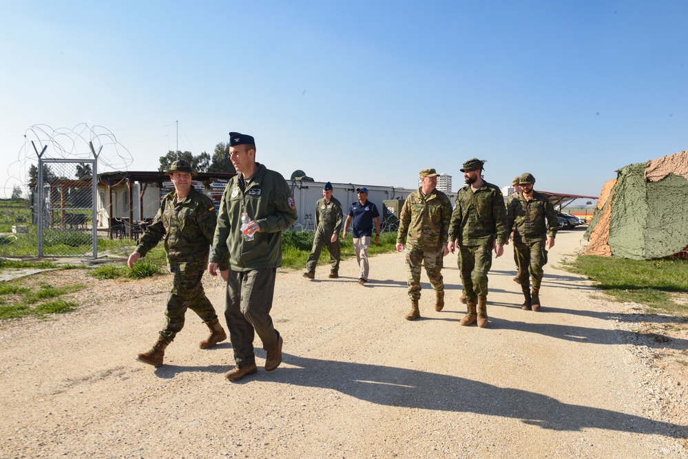 39th ABW leadership tour Spanish Patriot Unit at Incirlik AB