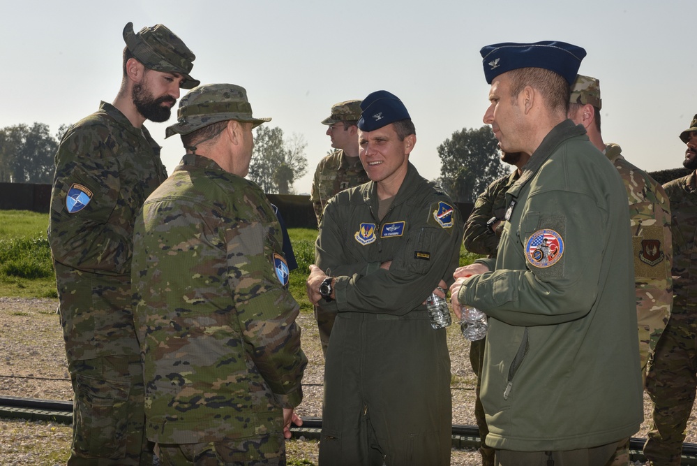 39th ABW leadership tour Spanish Patriot Unit at Incirlik AB