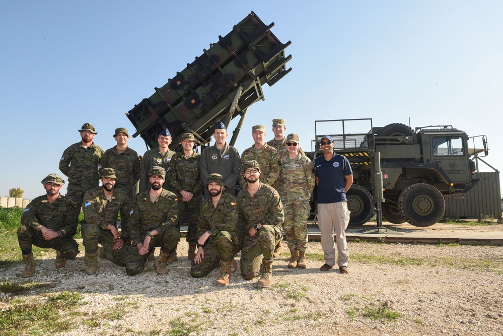 39th ABW leadership tour Spanish Patriot Unit at Incirlik AB