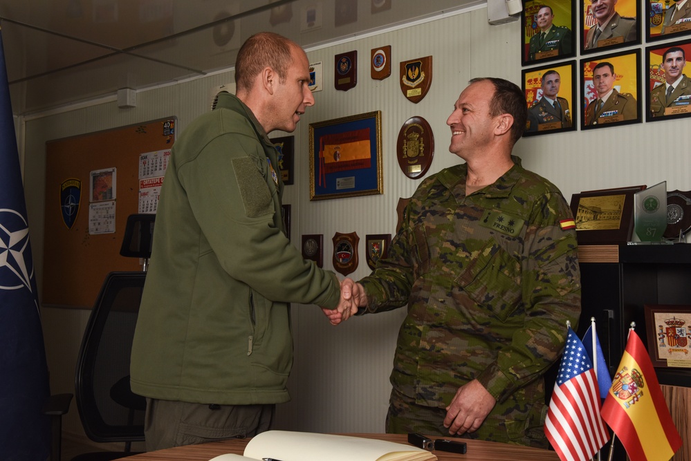 39th ABW leadership tour Spanish Patriot Unit at Incirlik AB