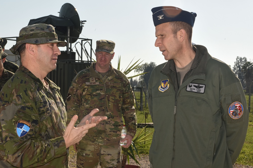 39th ABW leadership tour Spanish Patriot Unit at Incirlik AB