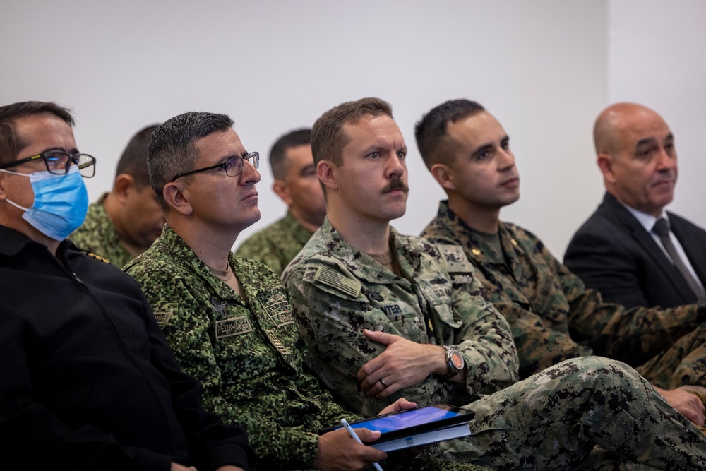 U.S. Marine Corps Forces, South, and Infantería de Marina de Colombia participates in staff planner working group