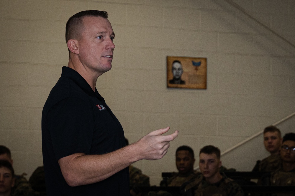 Medal of Honor Recipient Dakota Meyer Visits MCB Camp Lejeune