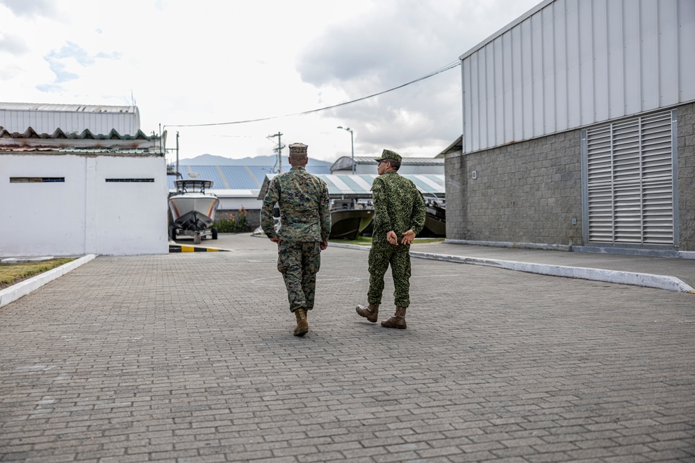 U.S. Marine Corps Forces, South, and Infantería de Marina de Colombia participates in staff planner working group