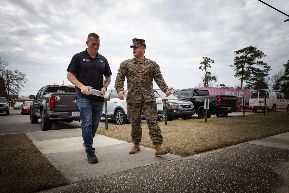 Medal of Honor Recipient Dakota Meyer Visits MCB Camp Lejeune