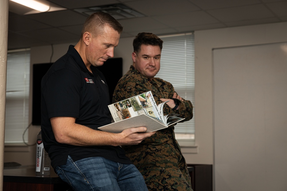 Medal of Honor Recipient Dakota Meyer Visits MCB Camp Lejeune