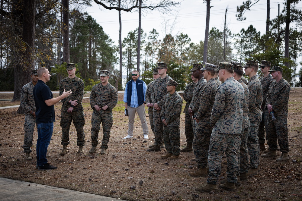 Medal of Honor Recipient Dakota Meyer Visits MCB Camp Lejeune