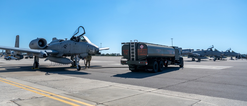 442nd FW A-10s conduct training at MacDill AFB