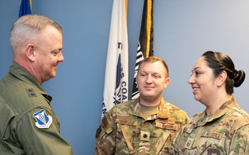 Fourth Air Force command team visits Grissom