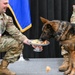 Eight-year-old MWD honorably retired at Hill AFB