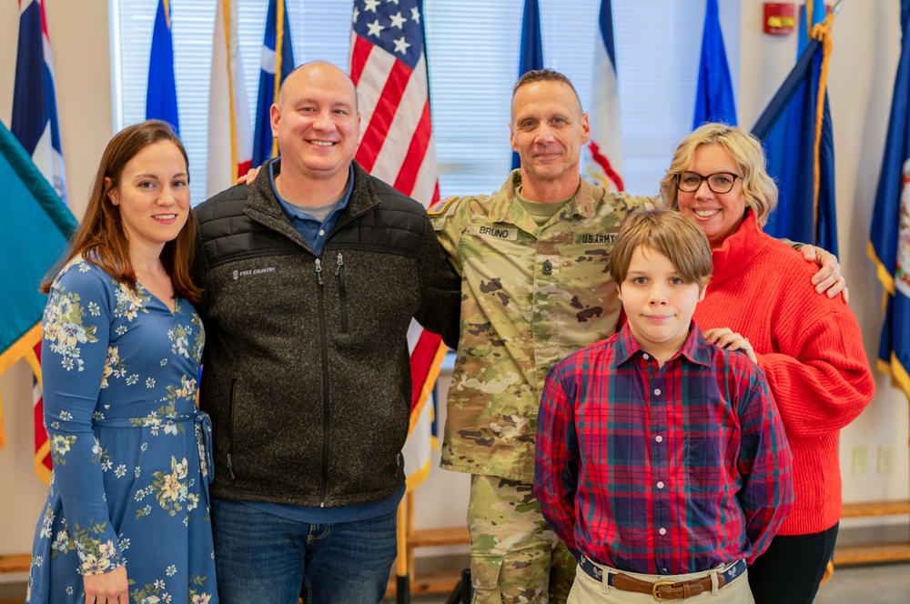 55th Maneuver Enhancement Brigade ceremonies