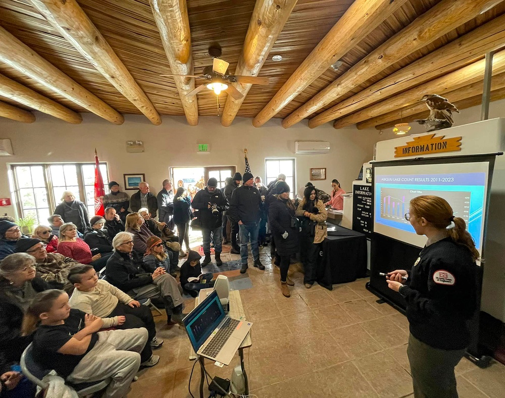 Record turnout, eagle sightings during annual eagle surveys at two USACE lakes