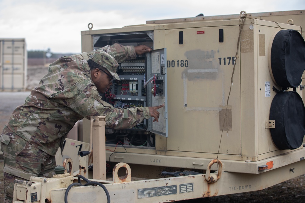 Task Force Provider Soldiers execute a convoy live fire exercise